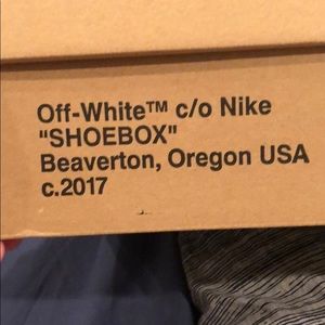 Off white “All Hallows’ Eve” Nike blazer mid